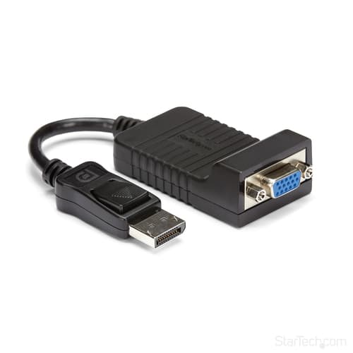 StarTech.com DisplayPort to VGA Adapter - 1920x1200 - Active DP to VGA Video Converter - Plug and Play DP to VGA Connector (DP2VGA) - display adapter