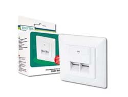 DIGITUS flush mount outlet DN-9005-N Hvit