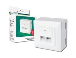 DIGITUS RJ45 surface mount outlet DN-9006-N Hvit