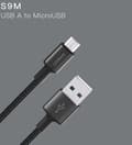 Miniatyrbild 1 av 4: Orsen S9M USB A and Micro 2.1A 1m black