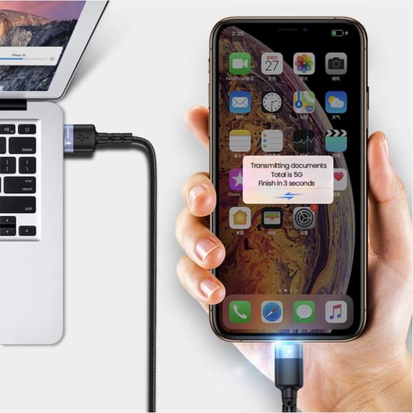 Cablu Tellur USB-A la Lightning 1m negru