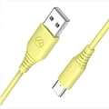 Miniatyrbillede 3 af 3: Tellur Silicone USB to Type-C Cable 3A 1m Yellow