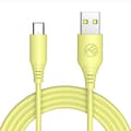 Miniatyrbillede 2 af 3: Tellur Silicone USB to Type-C Cable 3A 1m Yellow