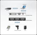 Miniatyrbild 1 av 3: 4-Port USB to RS-232 Hub