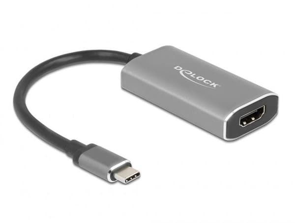 Delock USB Type-C™ Adapter to HDMI (DP Alt Mode) 8K with HDR function Grå