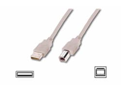 DIGITUS USB connection cable - USB Type-A/USB Type-B - 1.8 m
