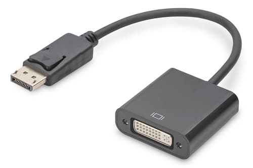 DIGITUS - video adapter - DisplayPort to DVI-I - 15 cm