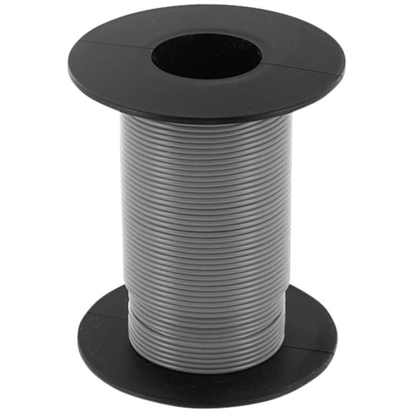 econ connect KL025GR25 Flätad kabel 1 x 0.25 mm² Grå 25 m