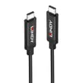 Miniatyrbild 1 av 4: LINDY USB-kabel USB 3.2 Gen2 (USB 3.1 Gen2) USB-C®-kontakt, USB-C®-kontakt 3.00 m Svart 43348