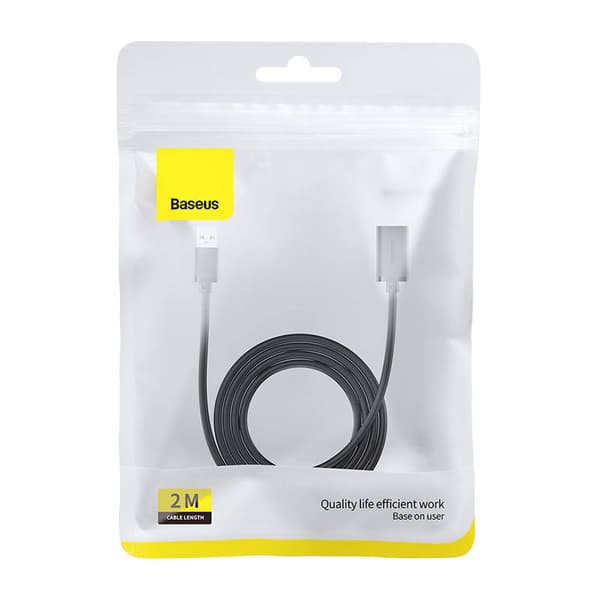 Baseus AirJoy Series USB 3.0 Extension cable 2m, Black (B00631103111-03)