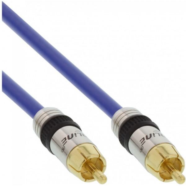 InLine koaxialkabel, hane-hane, rund RCA (S/PDIF), 1 m