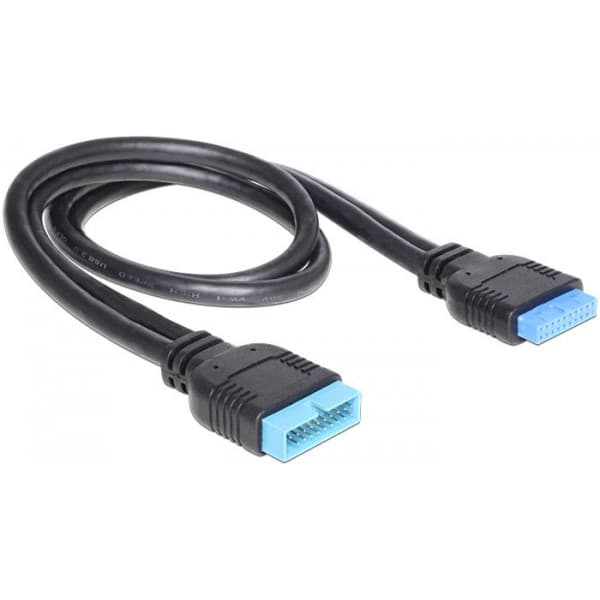DeLOCK USB 3.0 19-pin IDC20 - IDC20-forlængerledning, 45 cm