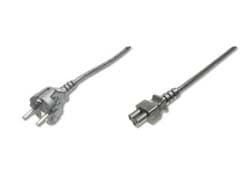 DIGITUS German power cable - CEE 7/7 (Type-F) (CEE 7/7)/IEC C5 - 75 cm