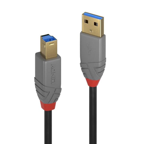 CABLE USB3.2 A-B 1M/ANTHRA 36741 LINDY