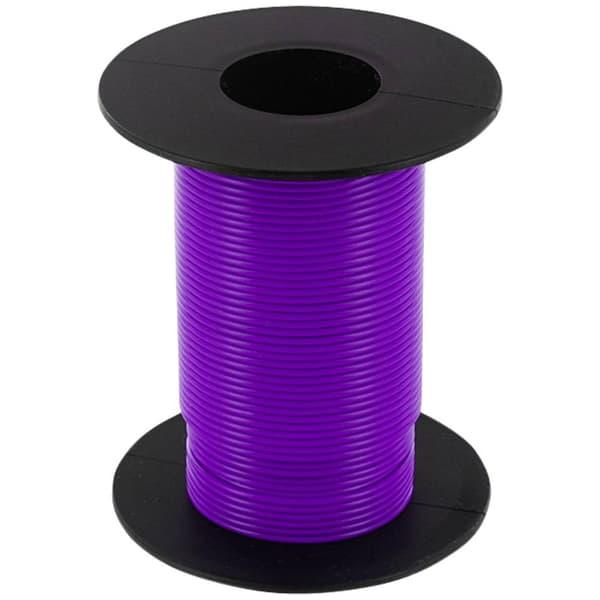 econ connect KL025VIO25 Flätad kabel 1 x 0.25 mm² Violett 25 m