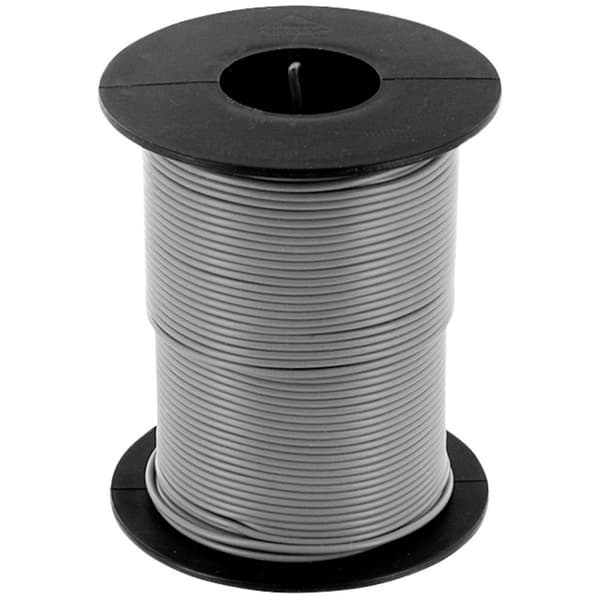 econ connect KL025GR50 Flätad kabel 1 x 0.25 mm² Grå 50 m