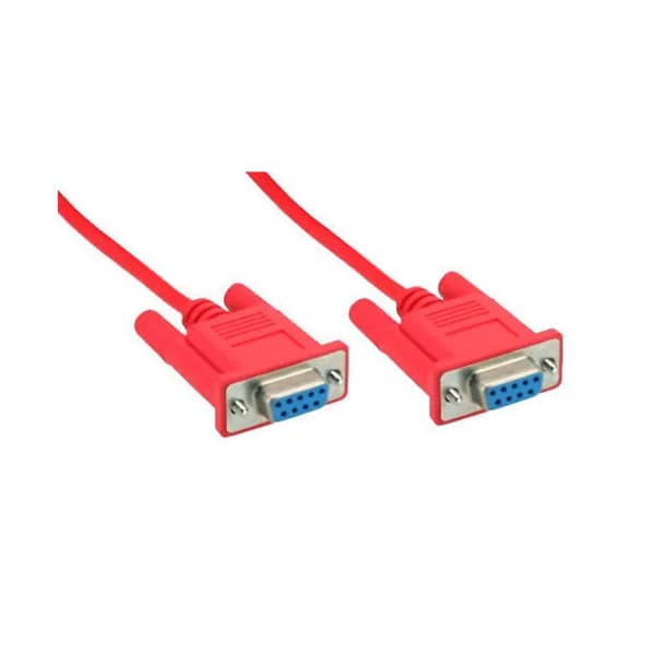 InLine nollmodemkabel med 9-pin Sub D-kontakter, 3 m