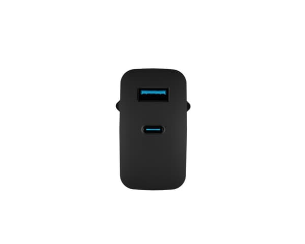 Ribera GaN USB-laddare - USB-A & USB-C - 65W - Svart