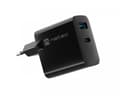 Miniatyrbild 1 av 5: Ribera GaN USB-laddare - USB-A & USB-C - 65W - Svart