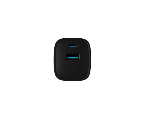 Ribera GaN USB-laddare - USB-A & USB-C - 30W - Svart