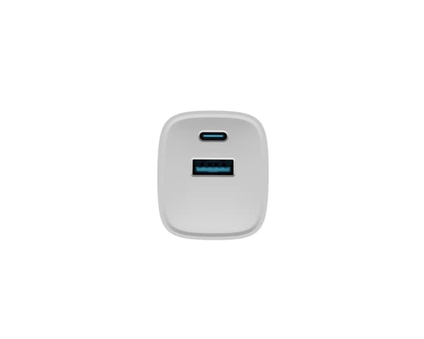 Ribera GaN USB-A & USB-C Lader - 30W - Hvit