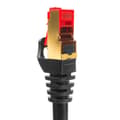 Miniatyrbild 3 av 5: LAN-kabel CAT7 f�rl�ngningskabel, svart, 8 m