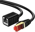 Miniatyrbild 1 av 5: LAN-kabel CAT7 f�rl�ngningskabel, svart, 8 m