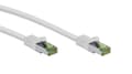 Miniatyrbild 1 av 5: LAN Patchcord CAT 8.1 GHMT S/FTP-kabel, vit, 0,25 m