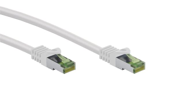 LAN Patchcord CAT 8.1 GHMT S/FTP-kabel, hvid, 5 m
