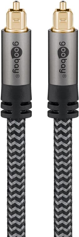 Goobay Plus TEXTIL Toslink Optisk Kabel 5m