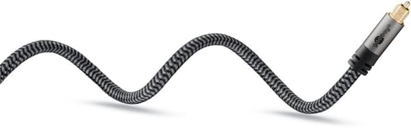Goobay Plus TEXTIL Toslink Optisk Kabel 5m