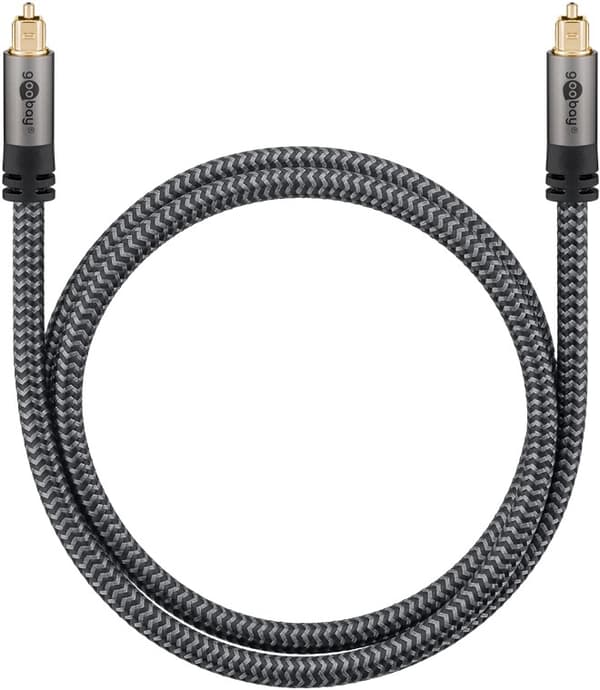 Goobay Plus TEXTIL Toslink Optisk Kabel 5m