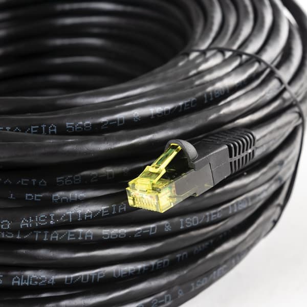 RJ45 CAT 6 U/UTP AWG24 PE CU Fluke PoE kabel 30m