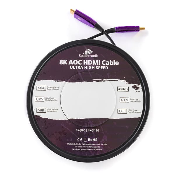UHS AOC HDMI 2.1 optisk kabel SH-OX250 25 m
