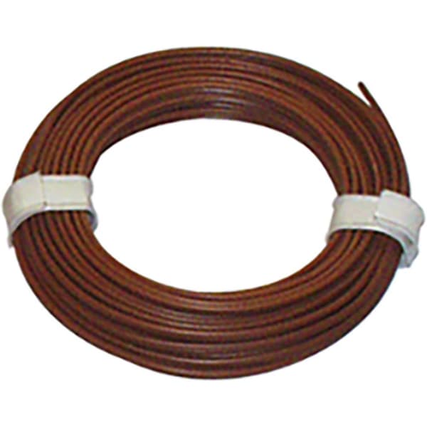 econ connect ZKL014BR5 Flätad kabel 2 x 0.14 mm² Brun 5 m
