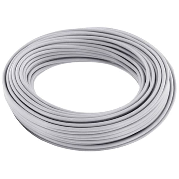 econ connect KL014GR10 Flätad kabel 1 x 0.14 mm² Grå 10 m