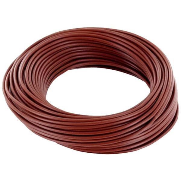 econ connect KD05BR10 Kopplingstråd 1 x 0.2 mm² Brun 10 m