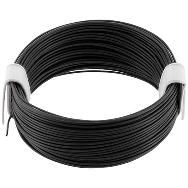 econ connect KL004SW10 Flätad kabel 1 x 0.04 mm² Svart 10 m