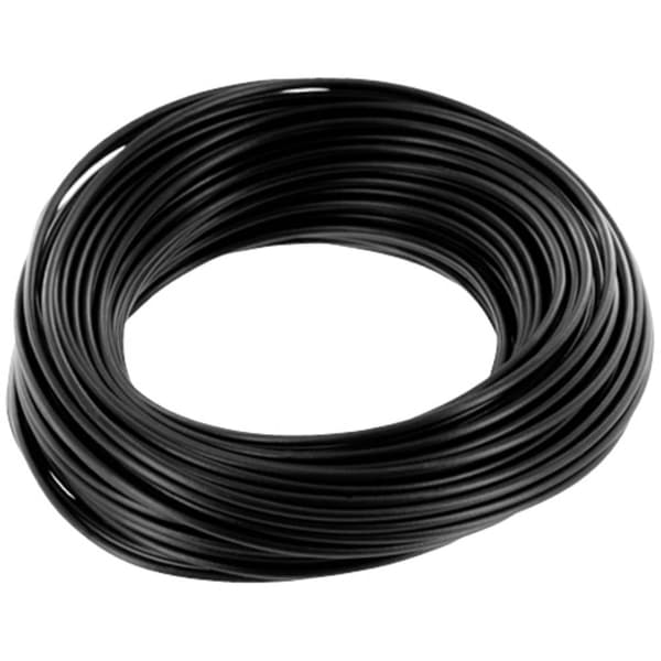 econ connect KL014SW10 Flätad kabel 1 x 0.14 mm² Svart 10 m