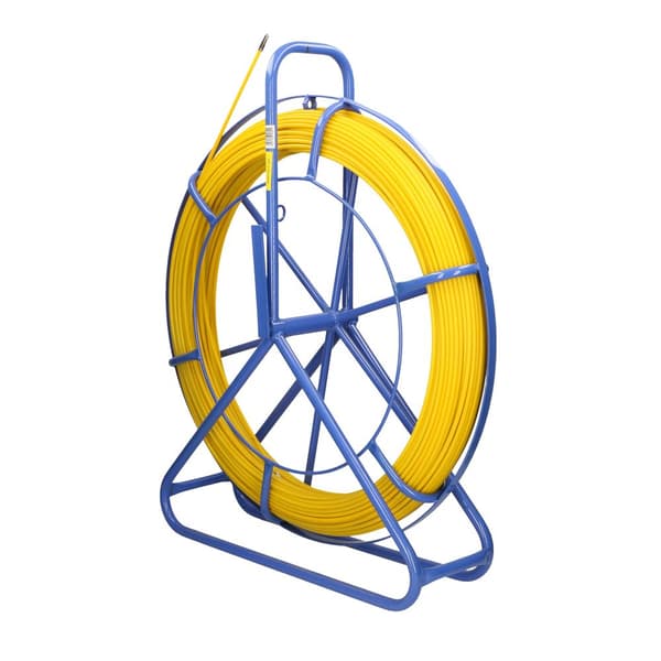 Extralink Pilot 3,8mm 15m | Fjernbetjening til at trække kabler | FRP glasfiber, dia. 3,8 mm, længde 15 m, gul