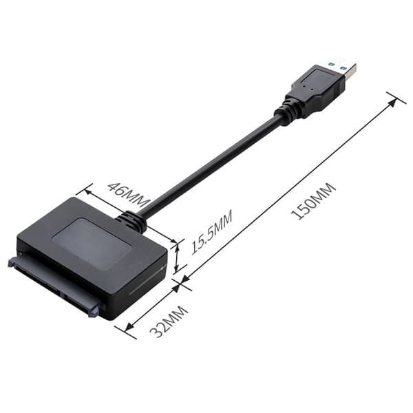 SATA til USB 3.0-kabel til 2,5" harddisk med høj overførselshastighed
