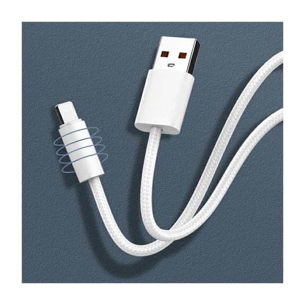 Ldnio Charging Data Cable Braided (a-m) 25w 1m Micro White Ls901_m