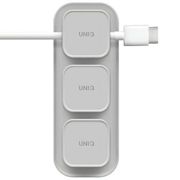 UNIQ Pod Mag magneettikaapelin järjestäjä + pohjaharmaa/liitunharmaa