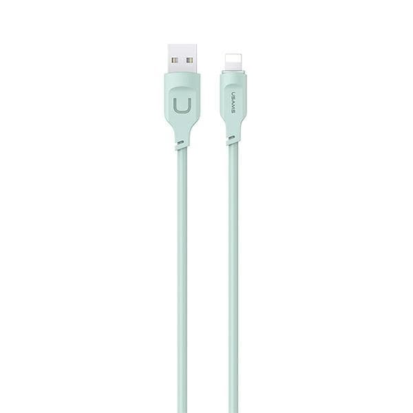 USAMS Lightning Cable 2.4A 1.2m pikalataus Lithe Series vihreä/vihreä SJ565USB04 (US-SJ565)
