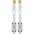 Pikkukuva 2 / 2: Profinity 135 dB -antennikaapeli, 3 m, valkoinen