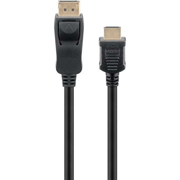 Goobay DisplayPort - HDMI -monitorikaapeli, 1 m