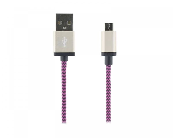 USB-A til USB Micro-B - 1m - Lilla