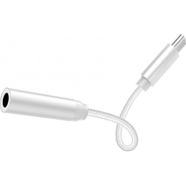 Fuj:tech USB-C - 3.5mm -ljudadapter, vit