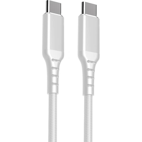Fuj:tech USB-C - USB-C kabel, 3m, vit