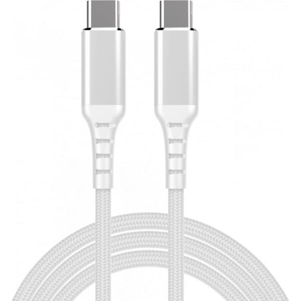 Fuj:tech USB-C - USB-C kabel, 3m, vit